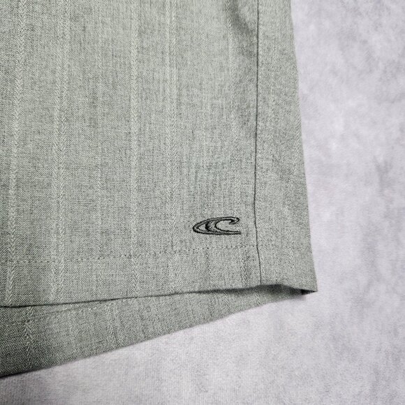 O'Neill Shorts Mens 40 Gray Flat Front Casual Walking Golf Lightweight Polyester - Picture 8 of 11